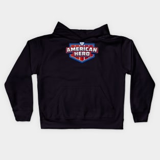 American Hero Logo Kids Hoodie